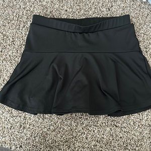 Varsity Spirit Youth Large Cheer Skort - Black with ruffling